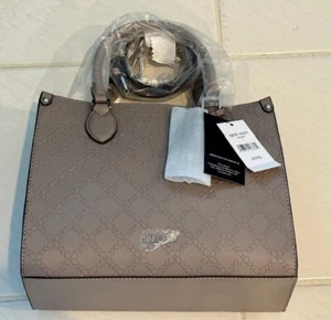 New Nine West Chelsay Satchel Bag Greytone Purse - NWT - Picture 1 of 6