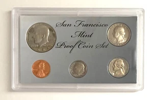 San Francisco Mint Proof Set Mixed Years w/COA - Picture 1 of 3