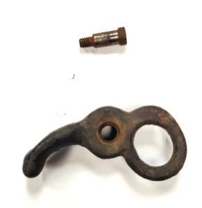 Antique Singer Treadle Sewing Machine Belt Shifter and Screw - Cast Iron - Picture 1 of 2