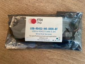 FTDI Chip USB-RS422-WE-5000-BT, USB to RS422 Cable 16.40' (5.00m) - Afbeelding 1 van 4