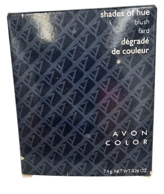 Avon Color Shades Of Hue Blush Mauve Combo NEW NOS Makeup Compact Mirror - Image 1 of 4