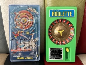 Vintage Mini-Mate Jackpot & Pinball Games x2 Bluebox 1976 - Bild 1 von 7