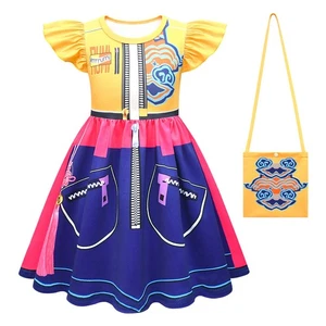 Girls Rumi KPop Demon Hunters Skirt Cosplay Costume Carnival Party Fancy Dress - Picture 1 of 11
