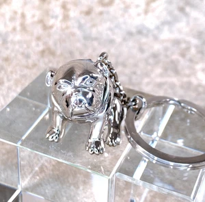 Dunhill Bulldogge Motiv Taschenanhänger Schlüsselanhänger 925 Sterling Silber - Bild 1 von 17