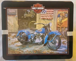 Harley Davidson 2003 RARE puzzle tin  At Your Service Scott Jacobs Tin  - Picture 1 of 7