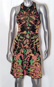 MISSONI Gr. 40 Racerback Flare Tank Kleid Mehrfarbig Ethno Print Ärmellos - Bild 1 von 4