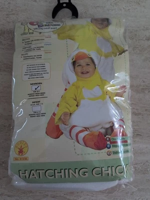 Hatching Chick новорожденного ребенка костюм 0-9 месяцев совершенно новый  - Изображение 1 из 4