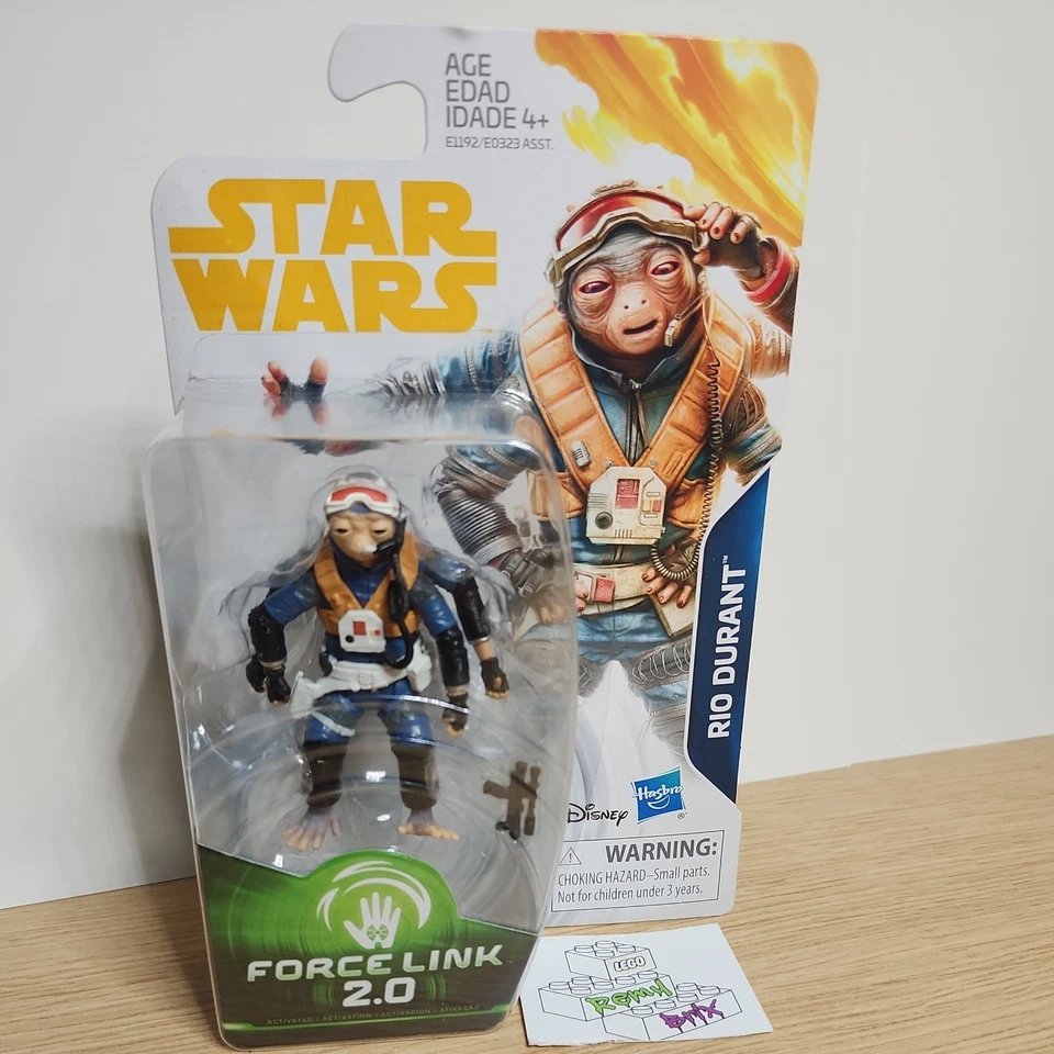 孩之宝里奥·杜兰特活动人偶星球大战 3.75 英寸 Force Link 2.0 独奏电影 — 第 1/1 张图片