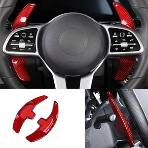 Steering Wheel 2020-2021 2022 For Benz GLE GLS Shift Paddles Dry Carbon Fiber - Picture 1 of 5