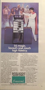 Sansui Intelligent Super Compo Stereo Magic Vintage Print Ad 1983 *siehe Beschreibung** - Bild 1 von 2