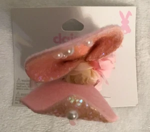 NEW! Claires Easter Bunny Ears Hair Clips for Girls - Easter - Picture 1 of 2