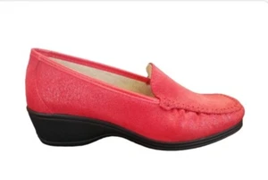 2377-24 MOCASSINO DONNA IN PELLE CON PLANATRE ESTRAIBILE - Imagen 1 de 4