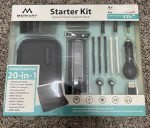 Starter Kit Deluxe 20 in 1 - Merkury Starter Kit per Nintendo DS Nuovo - Foto 1 di 6