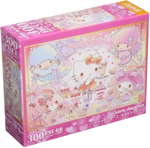 Rompecabezas de Hello Kitty My Melody 300 piezas de personajes de Sanrio Japón - Imagen 1 de 2