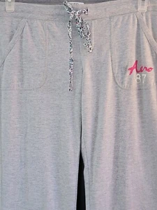 Pantaloni della felpa Aero taglia media grigio donna cordino leggero - Foto 1 di 3