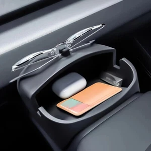 For Tesla Model 3 Highland 2024 Steering Wheel Phone Holder Glasses Storage Case - Bild 1 von 13