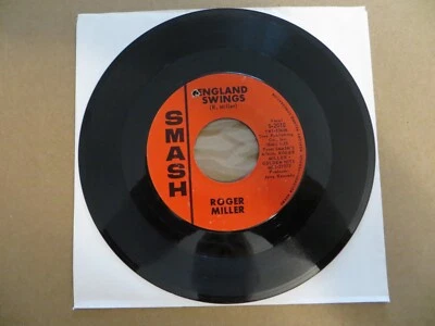 Roger Miller – England Swings - 1965 - Smash Records S-2010 7" Single VG/Generic - Image 1 of 2