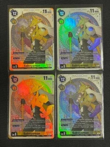 DIGIMON TCG Playset 4x SAKUYAMON EX2-024 - ENGLISH PB-18 Premium Set - Imagen 1 de 1
