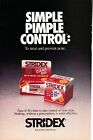 1994 STRIDEX PRYMP CONTROL Trądzik Medycyna Klasyczny DRUK AD WALL ART - TWARZĄ W TWARZ!
