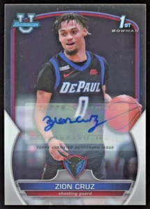 ZION CRUZ 2022-23 Bowman Cromado Universidad Automático #91 - Imagen 1 de 2