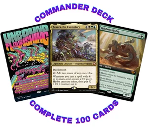 Zaxara, the Exemplary/Hydras/X Spells/Custom Commander/EDH Deck 100 Cards MTG - Picture 1 of 10