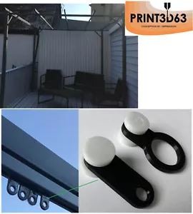 Pergola castor 3mx3m "Studio Dublin" - Picture 1 of 6