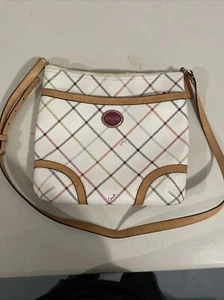 Coach BagM1226 -F21904 Leather Cross Body Bag -Plaid Slant Design used - Picture 1 of 13