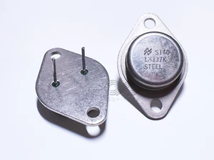2X LM337K STEEL National Semi 1.5A Adjustable Negative Voltage Regulator TO-3 - Picture 1 of 3