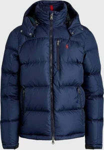 Polo Ralph Lauren Hooded Puffy Daunenjacke Herren L, XL Navy Water Rapellent Neu mit Etikett - Bild 1 von 9