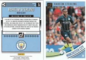 2018-19 Panini Donruss Soccer #39 Raheem Sterling MANCHESTER CITY MIDFIELDER - Picture 1 of 1