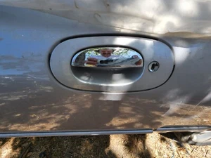 1997 98 99 00 01 02 03 04 05 2006 JAGUAR XK8 LEFT DRIVER EXTERIOR HANDLE SILVER - Picture 1 of 3