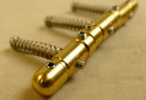 "Sillas de montar bala de latón compensado Telecaster se ajustan a Tele Bridge de colección 5/16" - Imagen 1 de 5