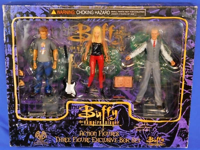 BUFFY THE VAMPIRE SLAYER FIGURE 3-PACK OZ, GILES, MOORE ACTION COLLECTIBLES Foto 1 de 4
