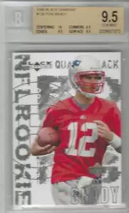 2000 Tom Brady Upper Deck Black Diamond RC- BGS 9.5 Gem Mint w/all 9.5 & 10 subs - Picture 1 of 1