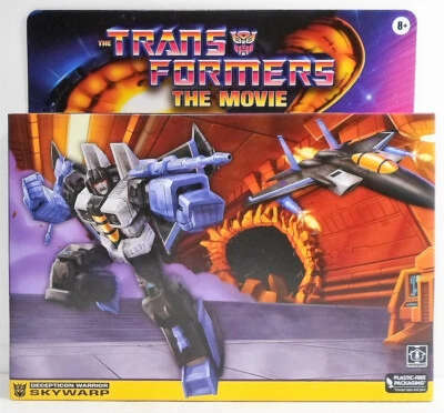 HASBRO 2023 THE TRANSFORMERS MOVIE G1 RETRO DECEPTICON SKYWARP ROBOT FIGURE MISB - Image 1 of 4