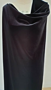Impresionante terciopelo negro con ancho elástico 150cm 2,5 mtrs largo - Imagen 1 de 3