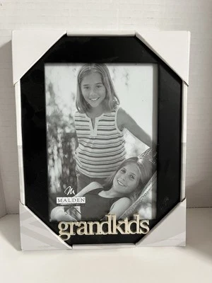 Malden “Grandkids” 4" x 7" Tabletop Picture Frame Contemporary  Black New - Image 1 of 4