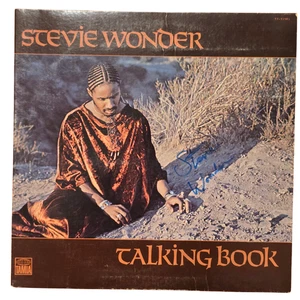 Libro parlante LP firmado por Stevie Wonder - Imagen 1 de 2