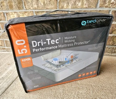 BedGear Dri-tec Technology Moisture Wicking Mattress Protector (KING) New - Image 1 of 4