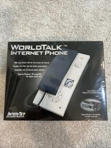 NEW/SEALED InterAct Multimedia Products World Talk Internet Phone SV-2030 - RARE - Afbeelding 1 van 6