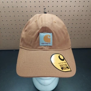 Carhartt Tan Odessa Men's Adjustable One Size Fits All Strapback Dad Cap Hat - Picture 1 of 5