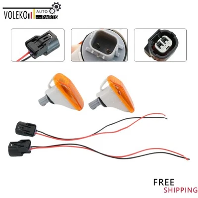 2x Conjunto de luces marcadoras ámbar NUEVO para Honda Accord Civic Acura RSX 2001-2016 EE. UU. Foto 1 de 4