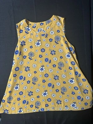 Blusa sin mangas floral amarilla/azul de Anne Klein para mujer talla 1X Foto 1 de 4