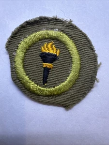 BSA Public Health Verdienstabzeichen Typ E 1947-1960 khaki grün - Bild 1 von 1