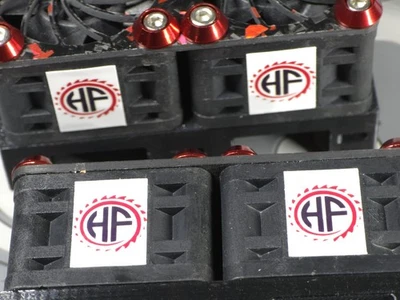 2- HyperFlow Fans Dual 4s High Speed RC Cooling Fan 4 Total Fans Traxxas Arrma - Image 1 of 4