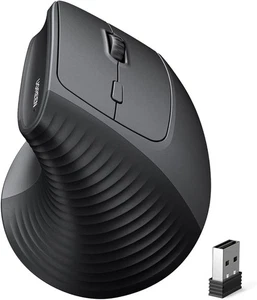 2.4GHz Ergonomic Vertical Mouse, 4000DPI Optical Tracking, 57° Ergonomic Angle - Picture 1 of 7