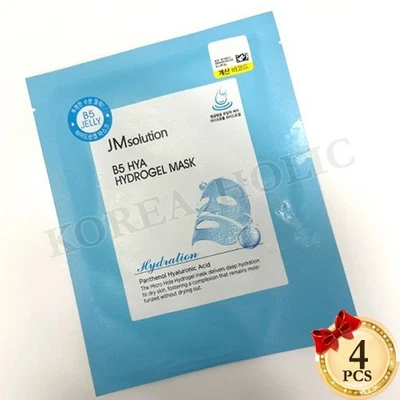 JM Solution B5 Hya Hydrogel Mask 30g x 4EA Moisturizing Mask Pack K-Beauty NEW - Image 1 of 4