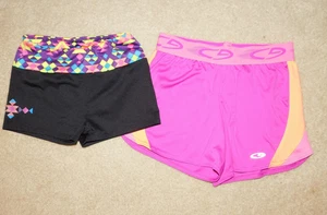 Girl's Lot of 2 Elastic Waist Athletic Shorts Size 7-8 Champion and Circo - Picture 1 of 5