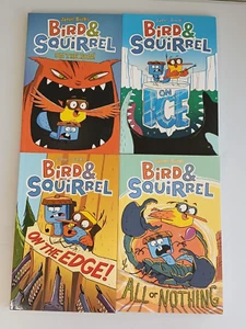 4 Book Lot BIRD & SQUIRREL Graphic Novel Series James Burks ~ Preowned - Picture 1 of 22