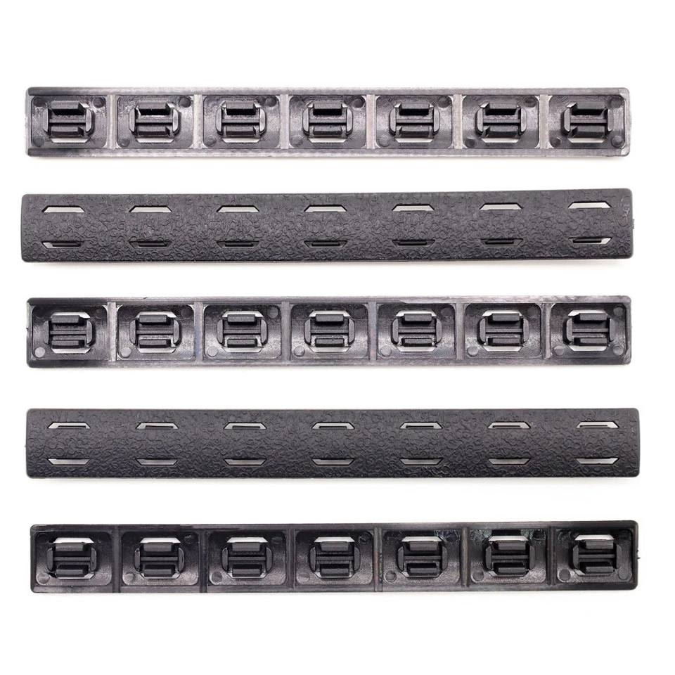 Black M-lok Handguard Protector Resistant Plastic Rail Cover for Mlok System - Image 1 of 4